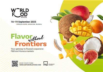 Mời doanh nghiệp tham gia Hội chợ quốc tế về Thực phẩm và Đồ uống Worldfood Moscow 2025